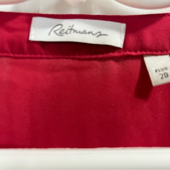 Reitmans Dark Pink Shirt | Plus 20 - Picture 2 of 3